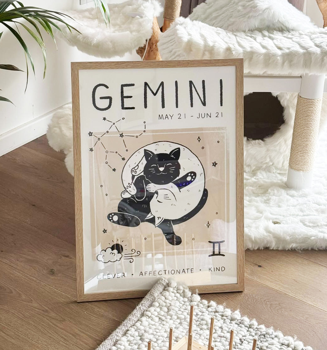 Cat astrology posters – Designed by Leanne