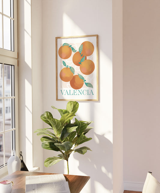 Valencia Oranges Art Print (unframed)