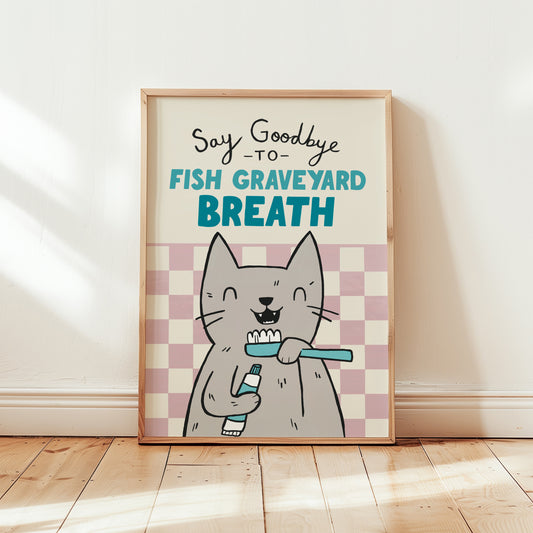 Say Goodbye to Fish Graveyard Breath Print