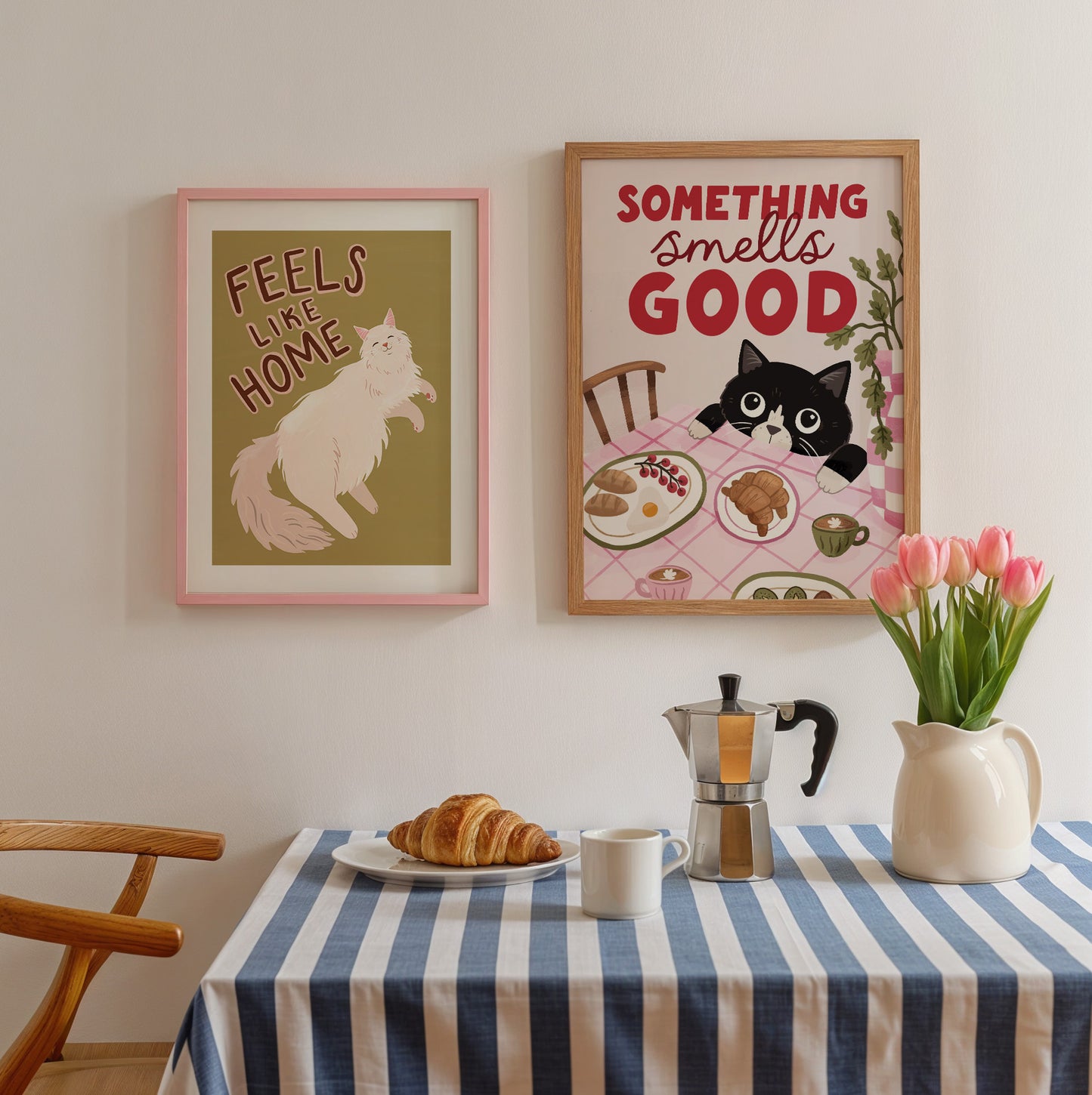 Something Smells Good Kitchen Art Print (unframed)