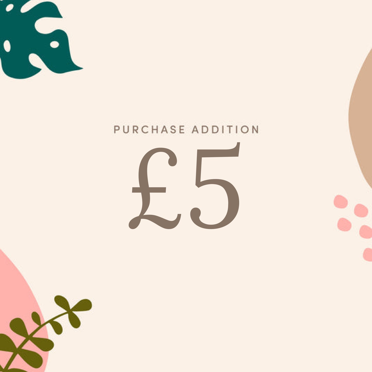 Payment Addition £5