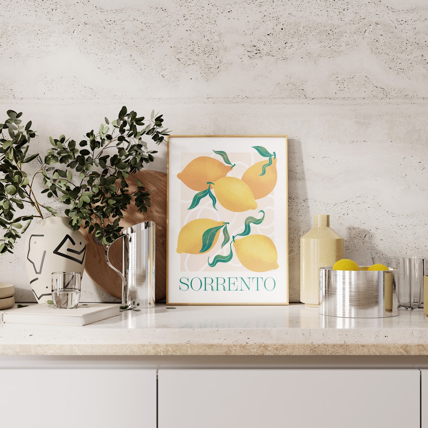Sorrento Lemons Art Print (unframed)