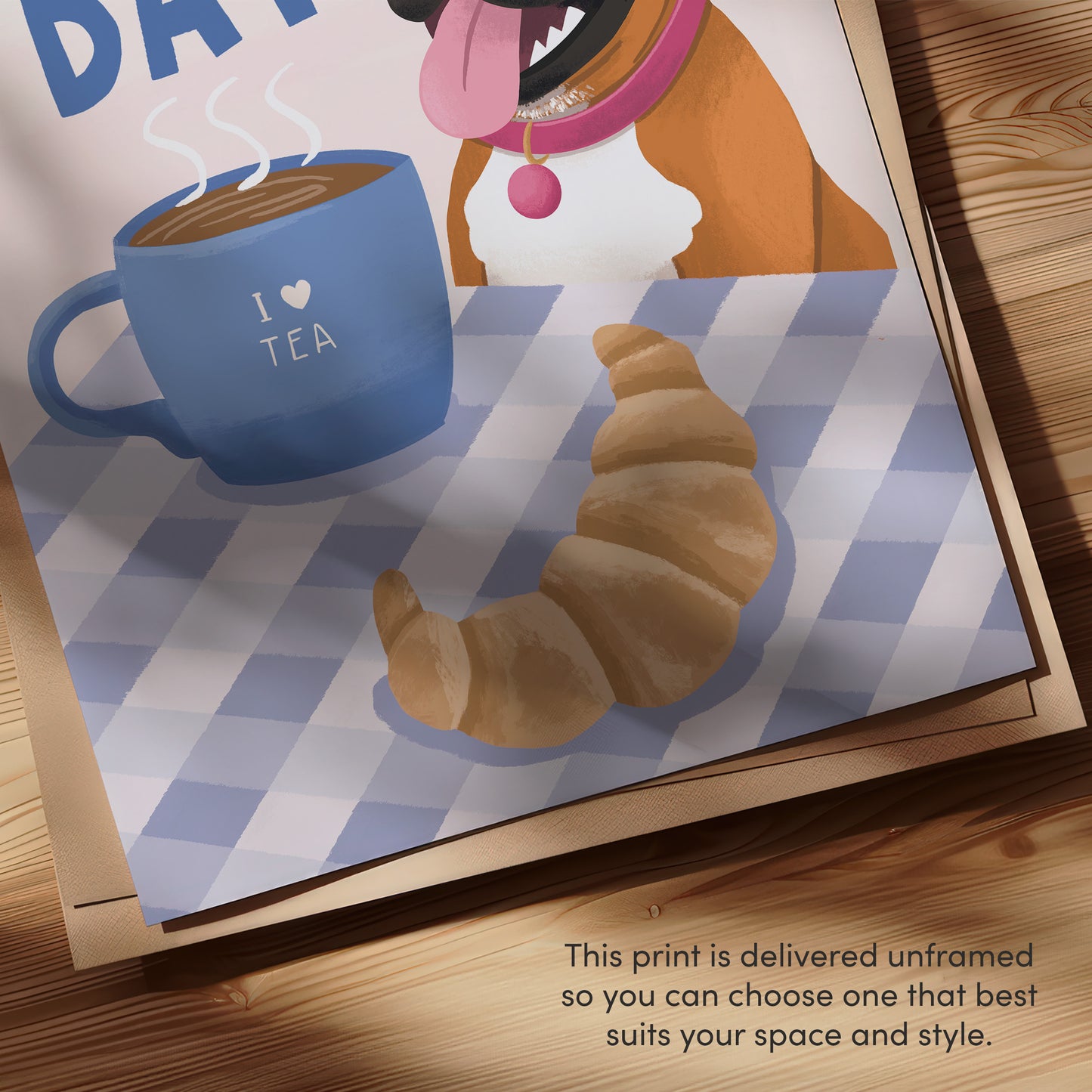 Custom Coffee Dog Print (Add your dog!)