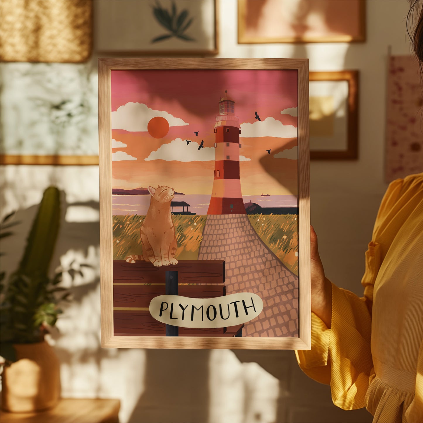Plymouth Art Print