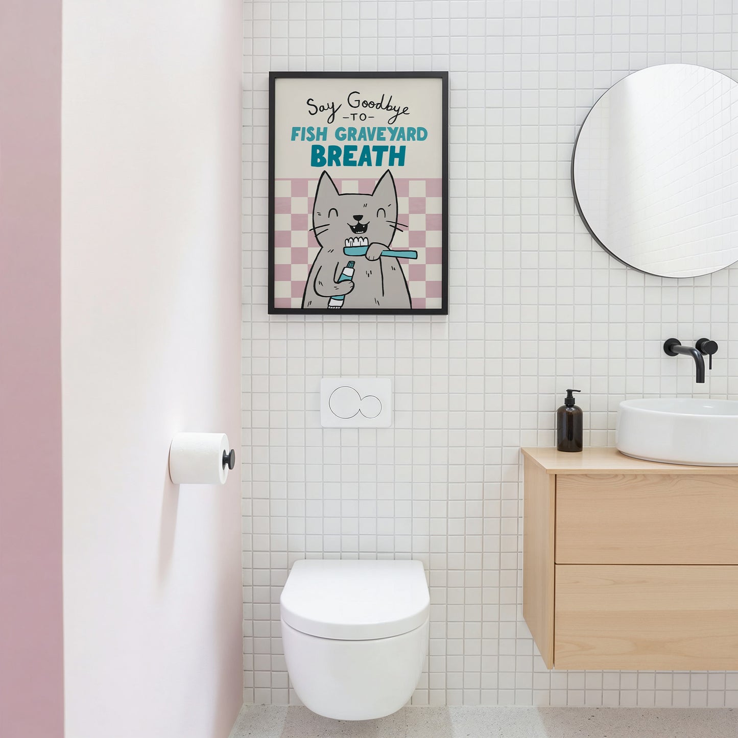 Say Goodbye to Fish Graveyard Breath Print