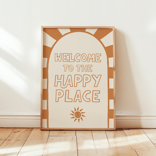 Welcome to the Happy Place Print