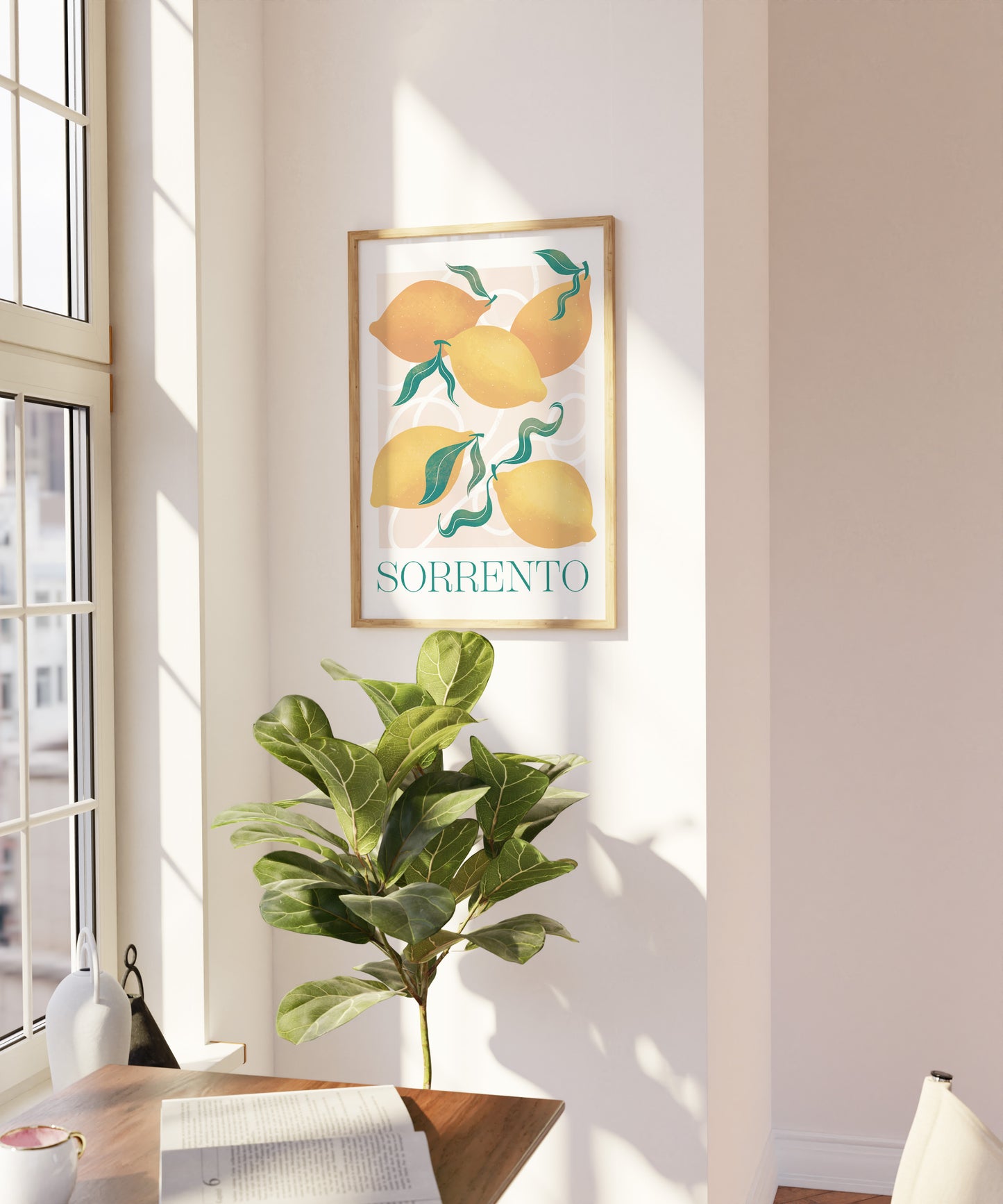 Sorrento Lemons Art Print (unframed)