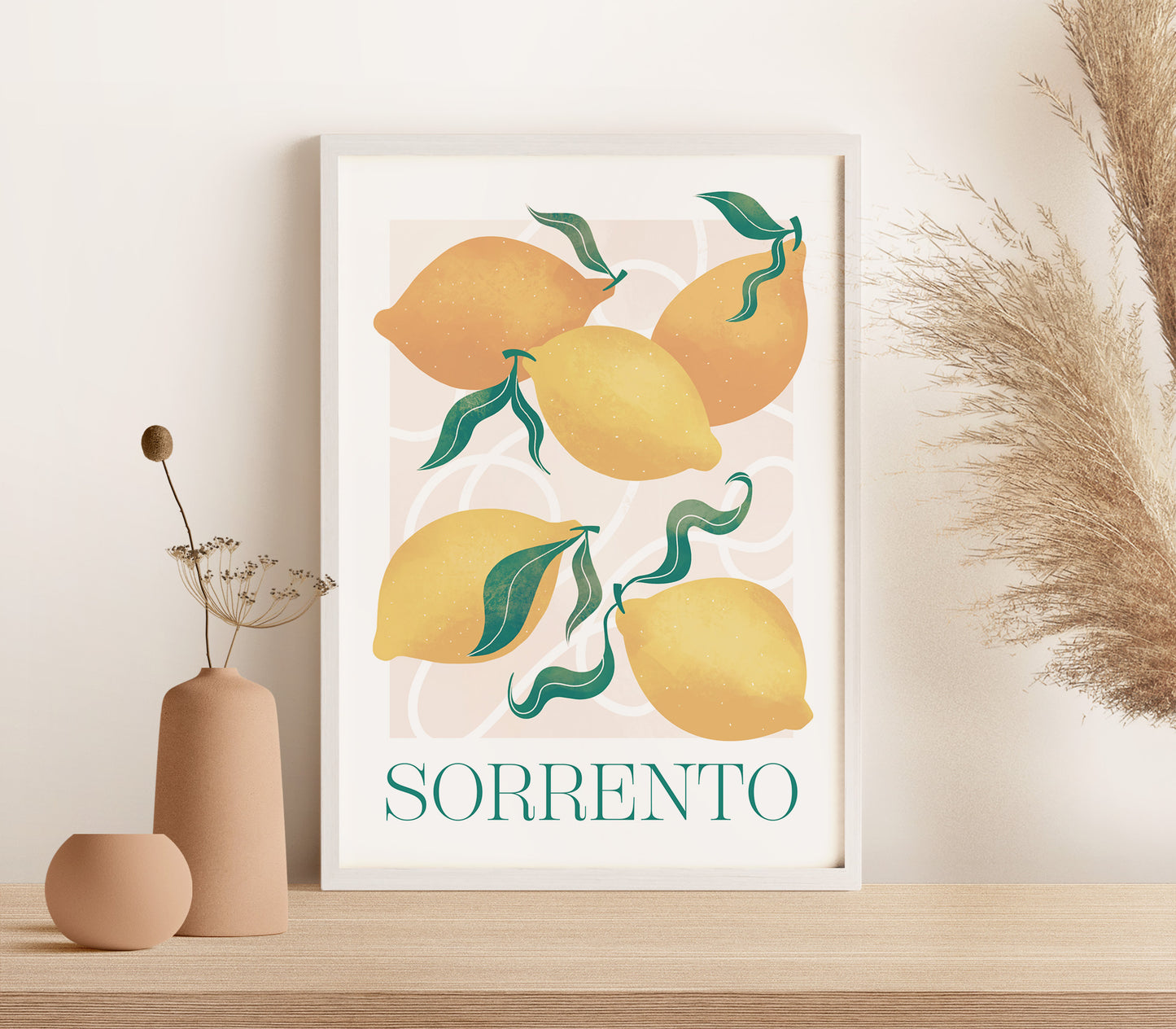 Sorrento Lemons Art Print (unframed)