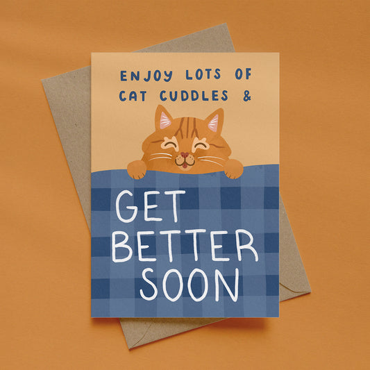 Get Better Soon Cat Card