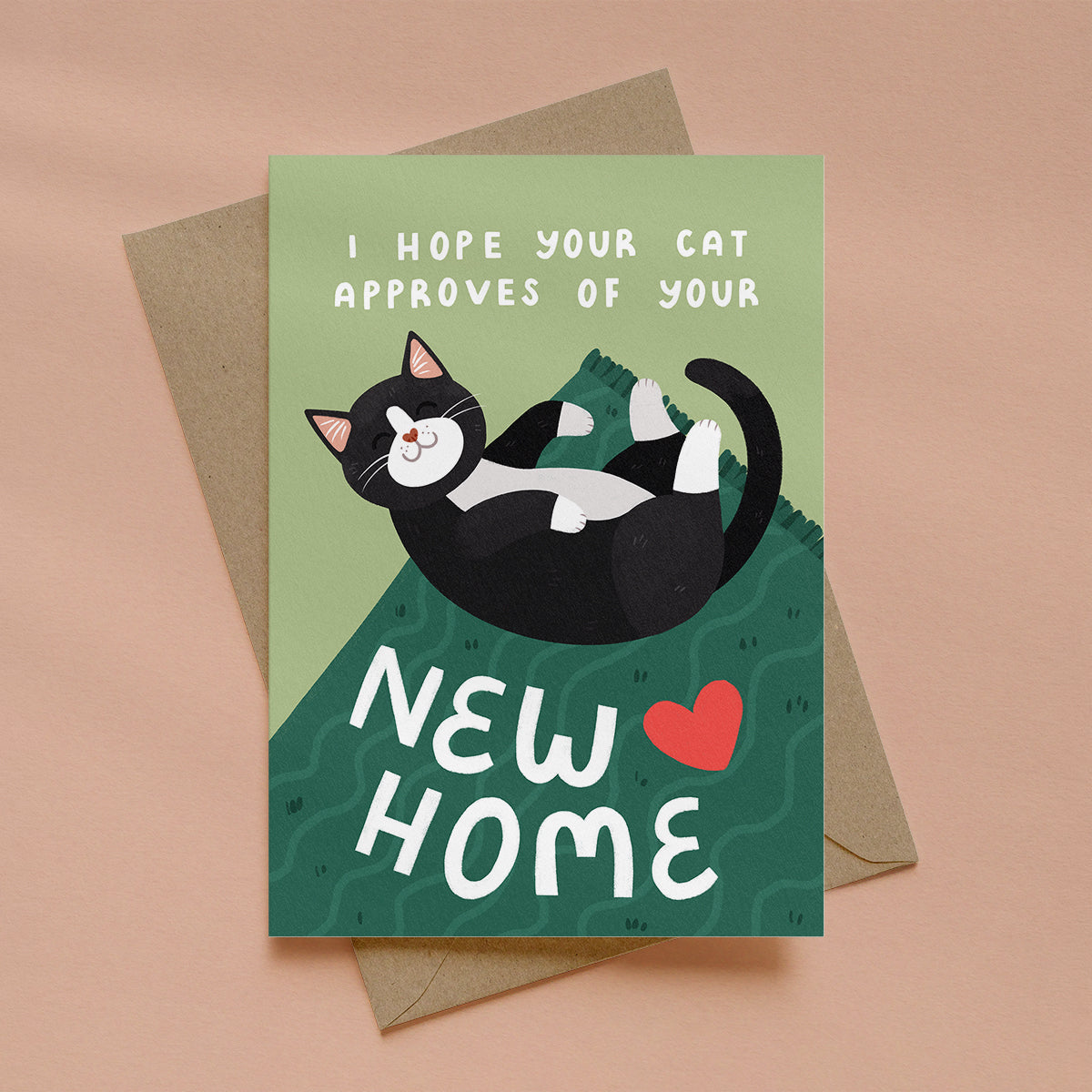 I Hope Your Cat Approves Of Your New Home Card