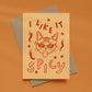 I Like It Spicy Cat Card