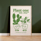 "Plant One On Me" Print (unframed)