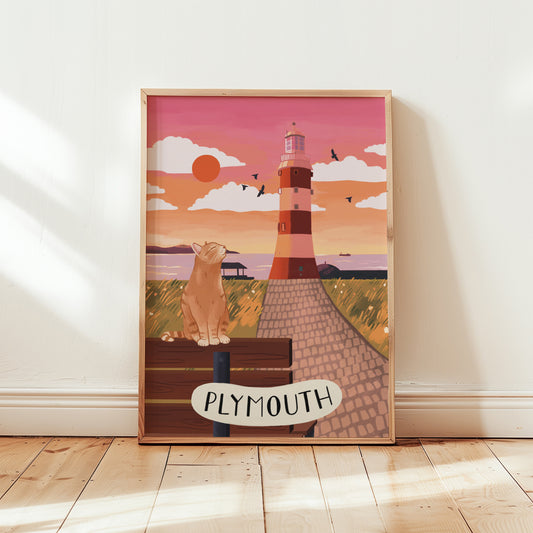 Plymouth Art Print