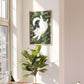 Personalised Cat and Wildflowers Wall Art Print (unframed)