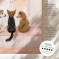 Personalised Dog Portrait of Pets Looking Out the Window Art Print (unframed)