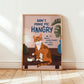 Don't Make Me Hangry Cat Art Print (unframed)