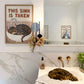 Custom This Sink is Taken Cat Bathroom Print
