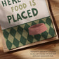 Cats Appears Here When Food Is Placed Print (Unframed)