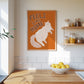 Feels Like Home Cat Art Print (Unframed)