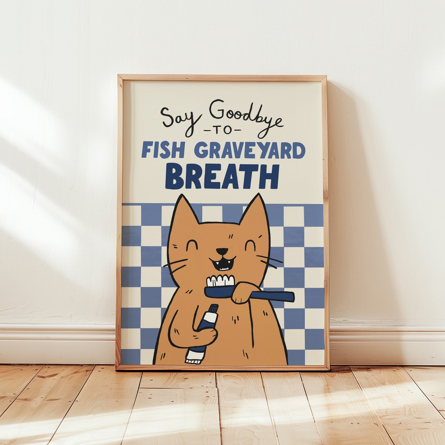 Say Goodbye to Fish Graveyard Breath Print