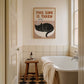 This Sink is Taken Cat Bathroom Print