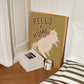 Feels Like Home Cat Art Print (Unframed)
