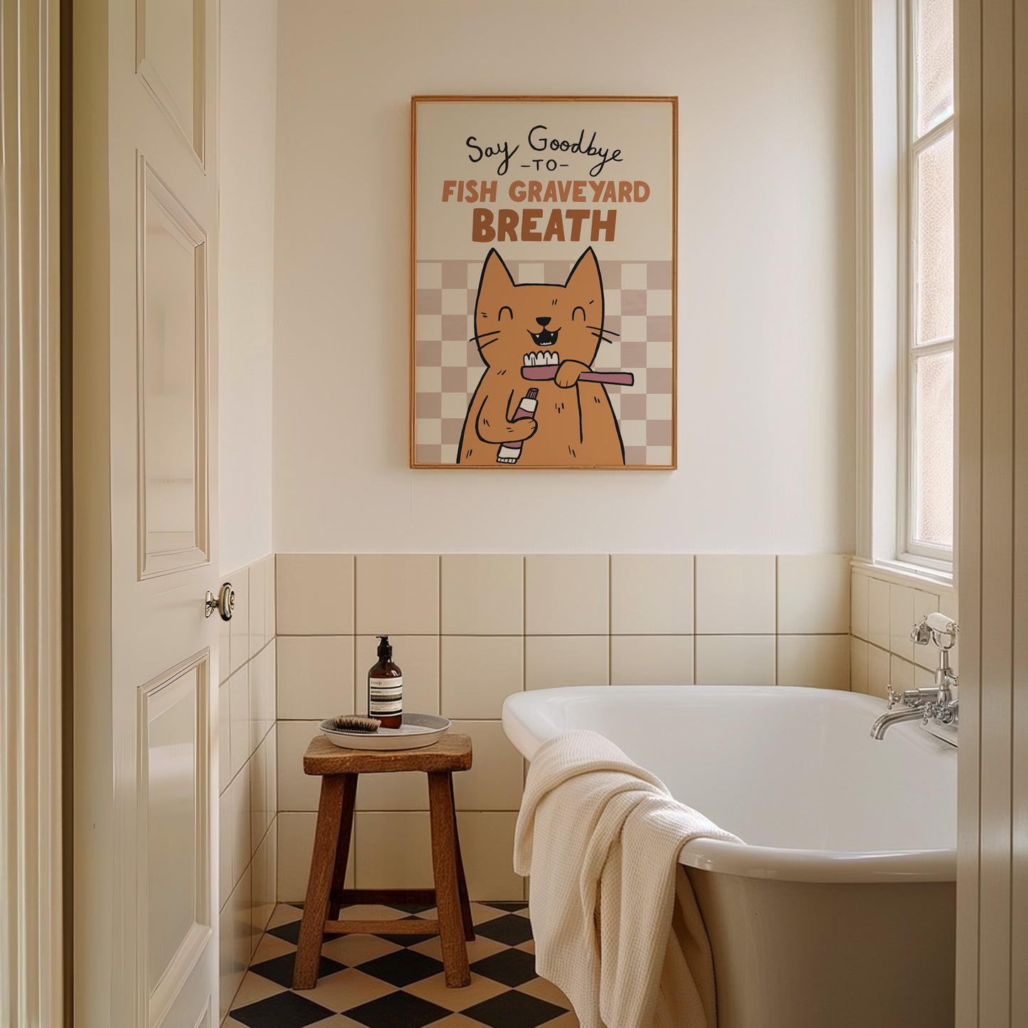 Say Goodbye to Fish Graveyard Breath Print