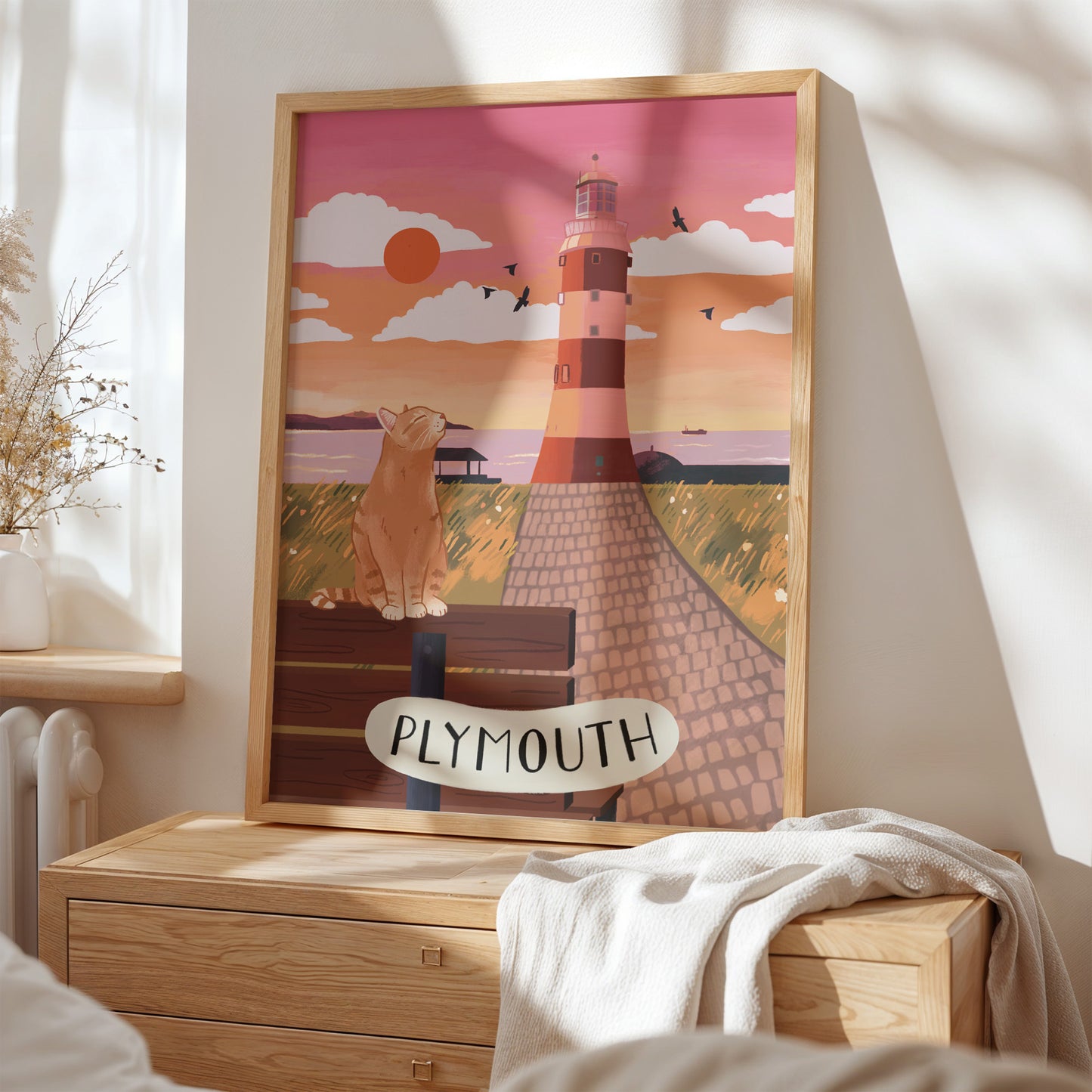 Plymouth Art Print