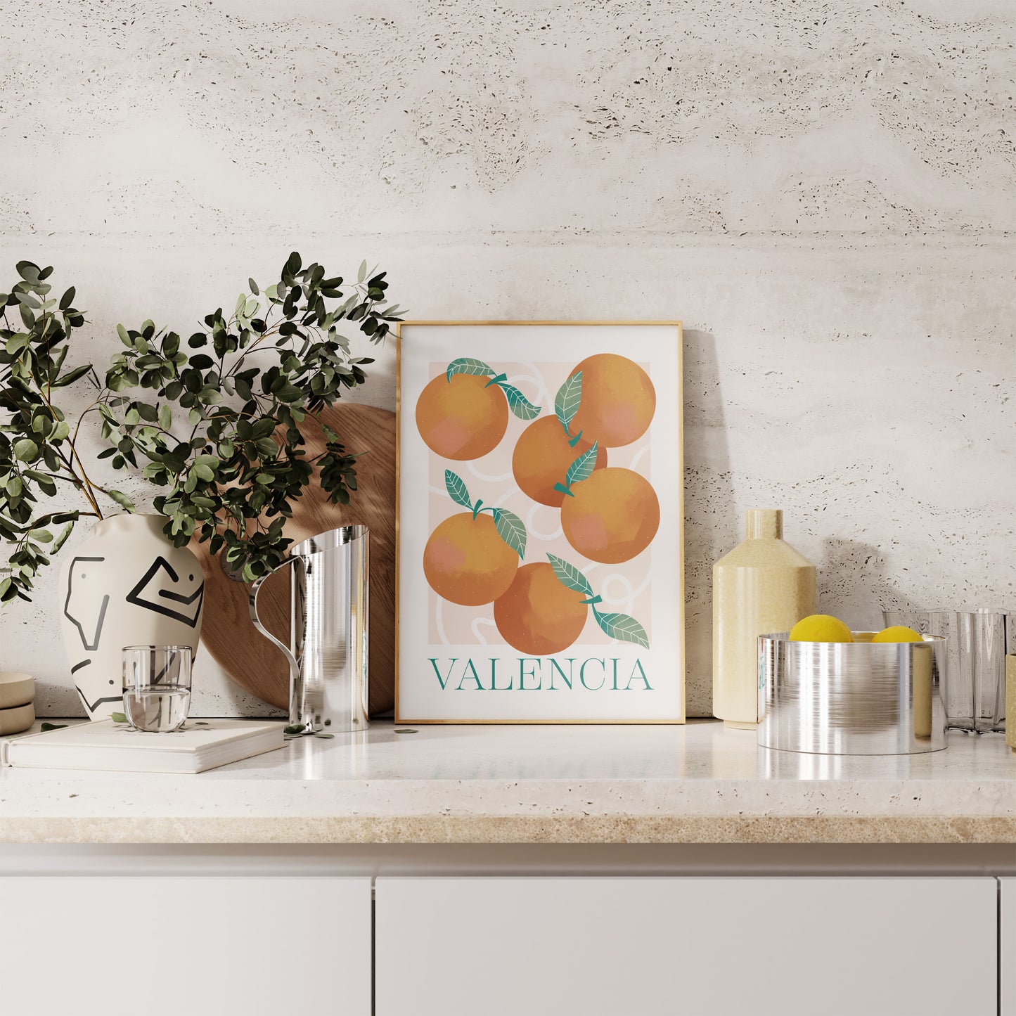 Valencia Oranges Art Print (unframed)