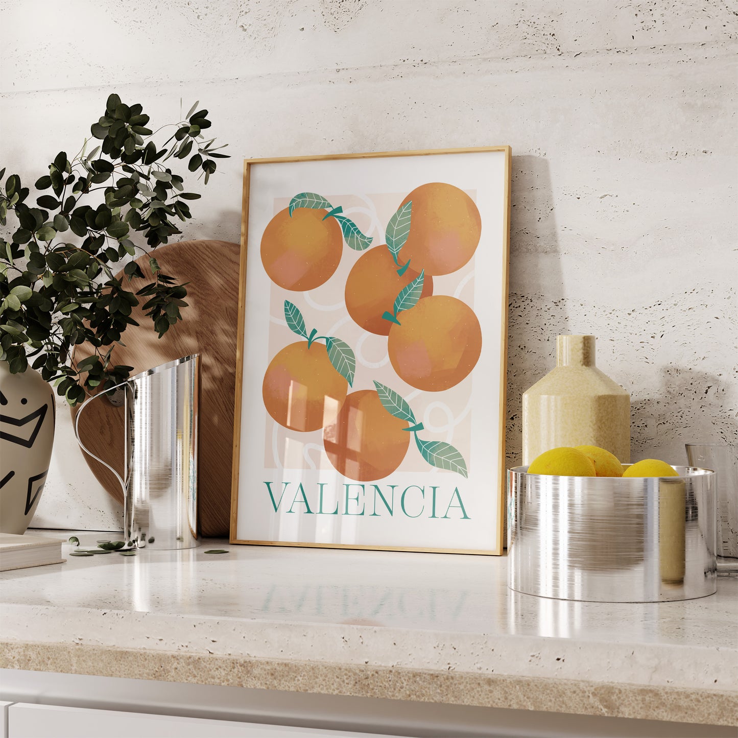 Valencia Oranges Art Print (unframed)