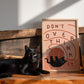 Don't Overthink It Cat Home Office Print, Unframed