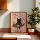 Local Food Critic Cat Print (Unframed)