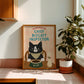 Chief Biscuit Inspector Cat Print (Unframed)