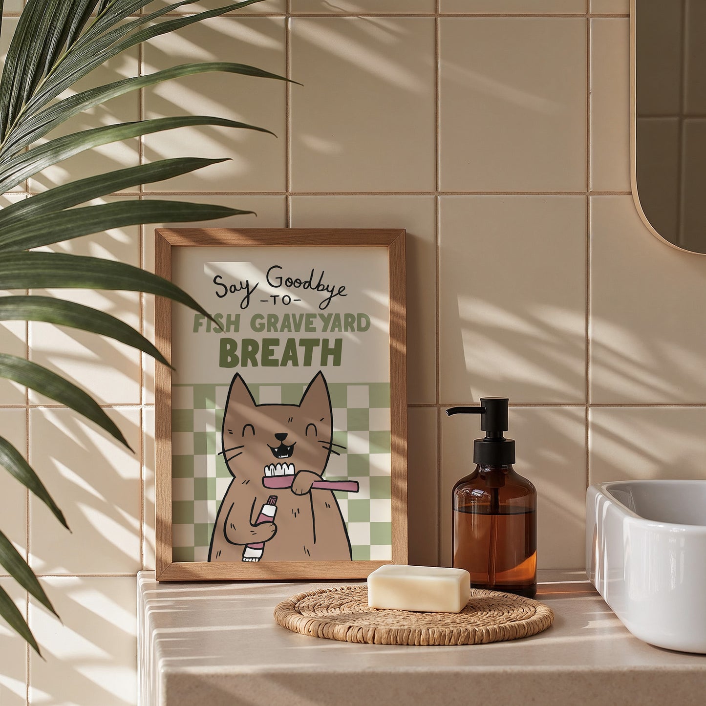 Say Goodbye to Fish Graveyard Breath Print