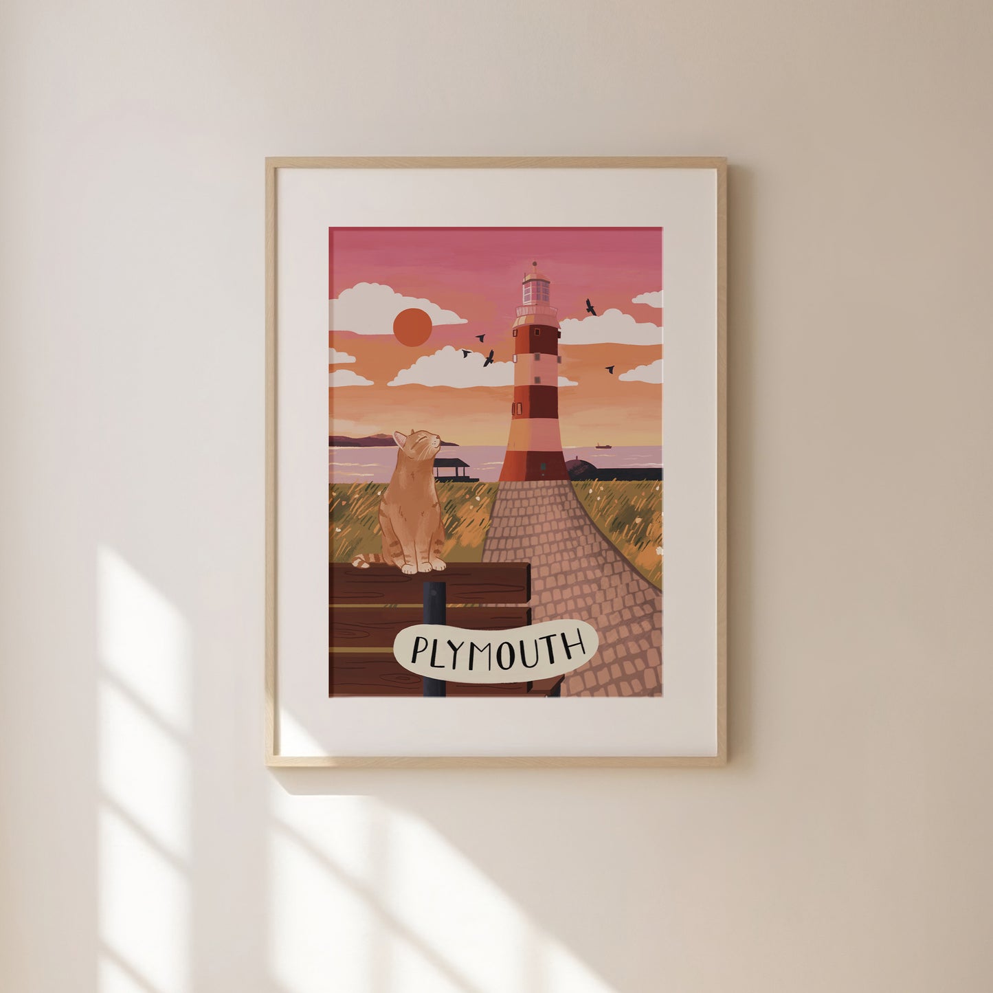 Plymouth Art Print