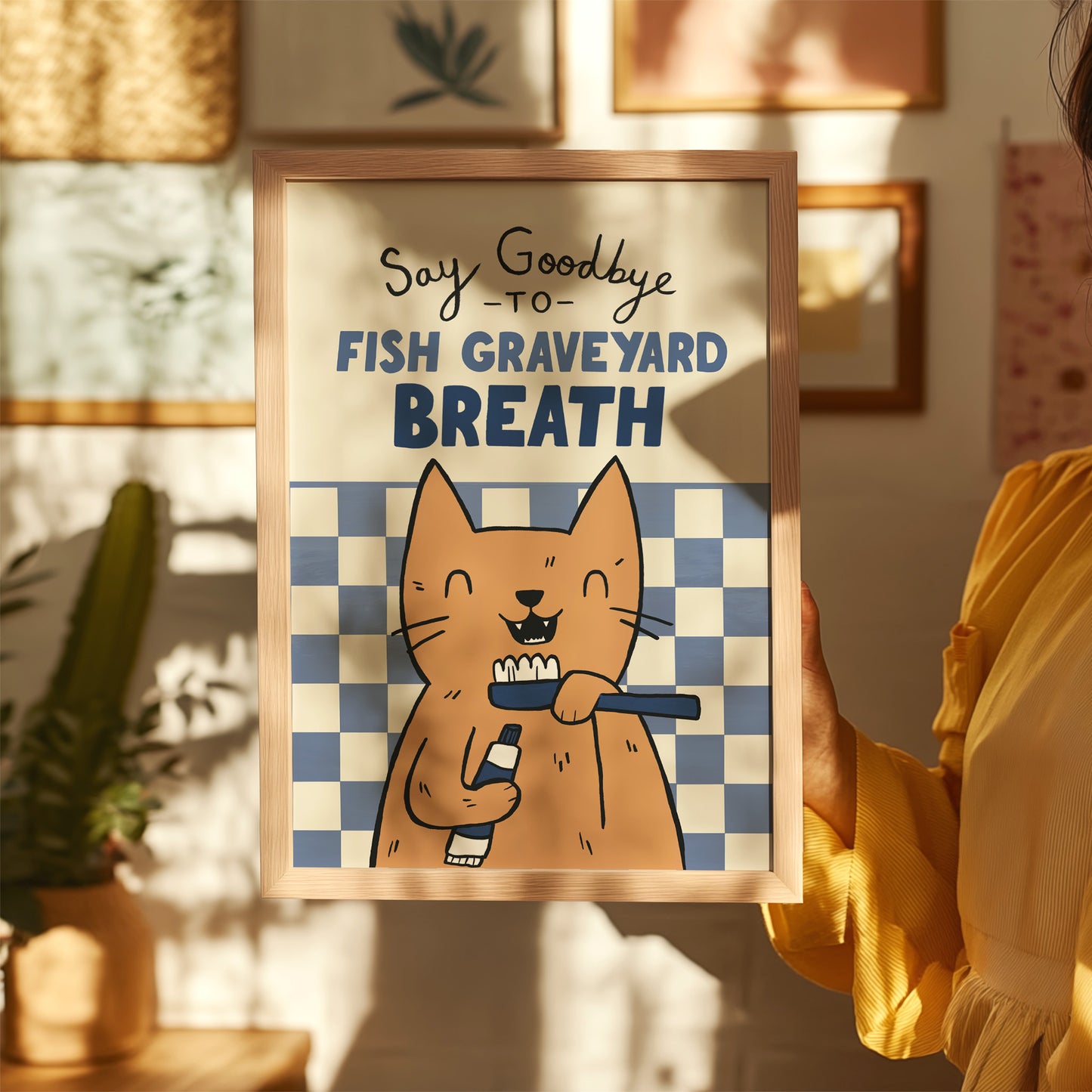 Say Goodbye to Fish Graveyard Breath Print