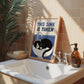 Custom This Sink is Taken Cat Bathroom Print