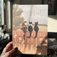 Personalised Cats Sitting on Fence in Countryside Print (unframed)