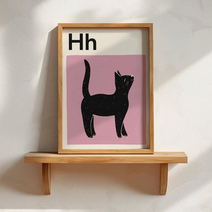 Cat Alphabet Letter Print
