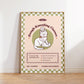 Dough Kneading Classes Cat Poster (unframed)