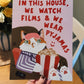 Custom Films and Pyjamas Cat Print (unframed)