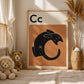 Cat Alphabet Letter Print