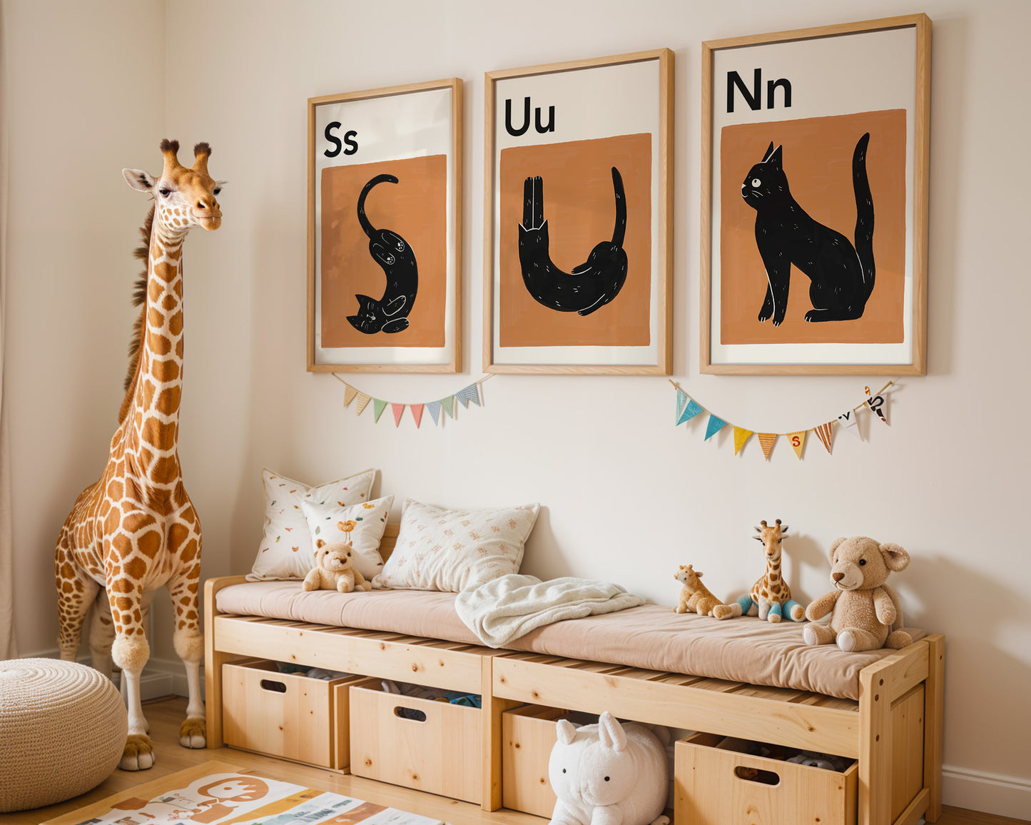 Cat Alphabet Letter Print