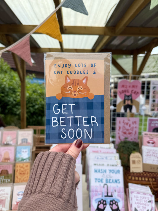 Get Better Soon Cat Card
