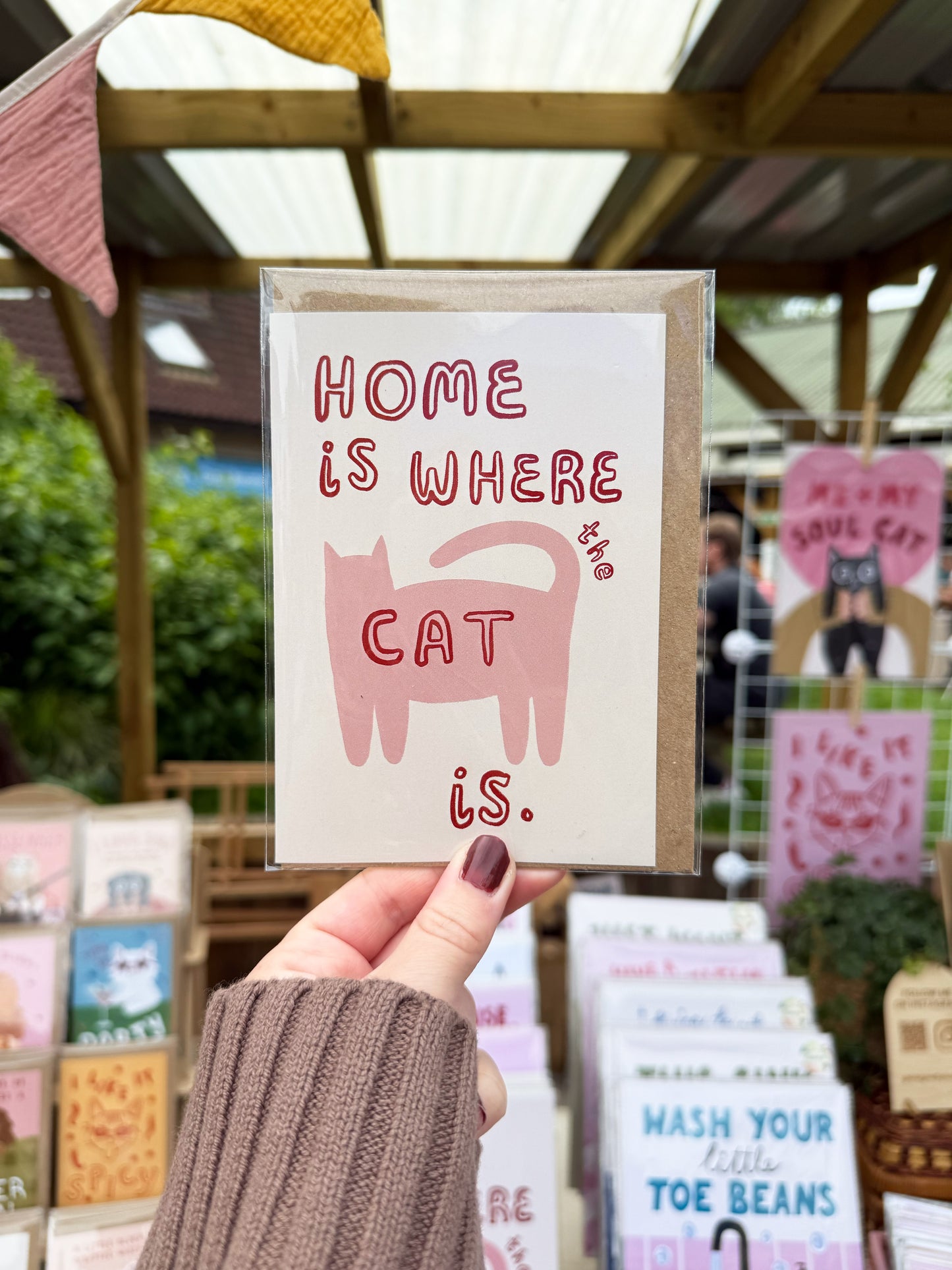 Home Is Where The Cat Is Card
