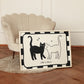 Checkerboard Custom Cat Name Print