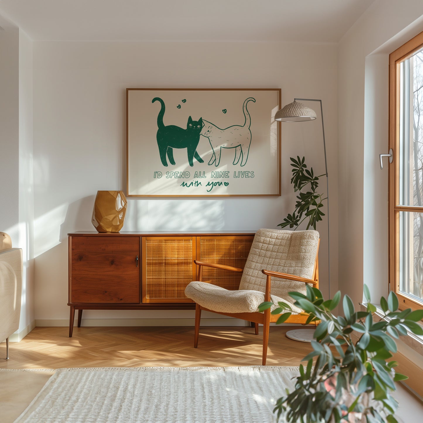 I'd Spend All Nine Lives With You Print