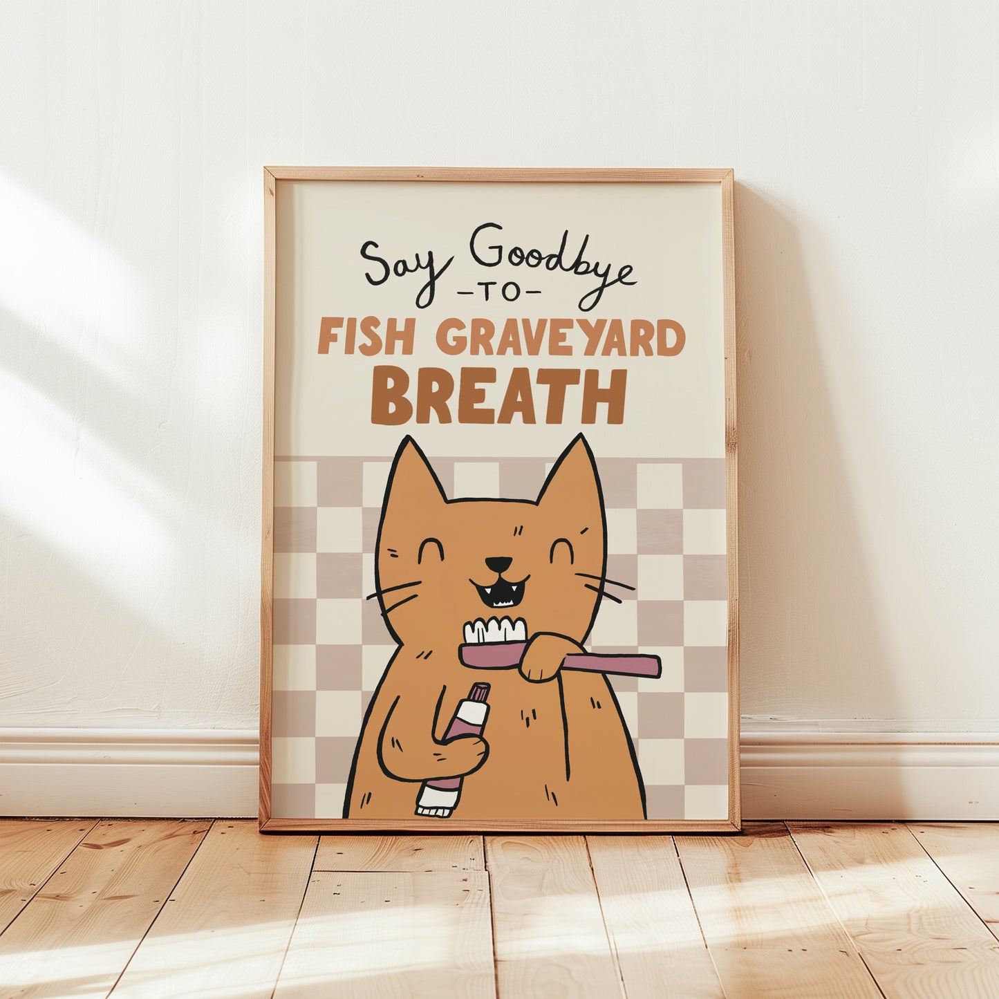 Say Goodbye to Fish Graveyard Breath Print