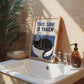 This Sink is Taken Cat Bathroom Print
