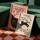 Two cat quote prints: pink “I Believe in You” cat and white “Remember what you dream” cat